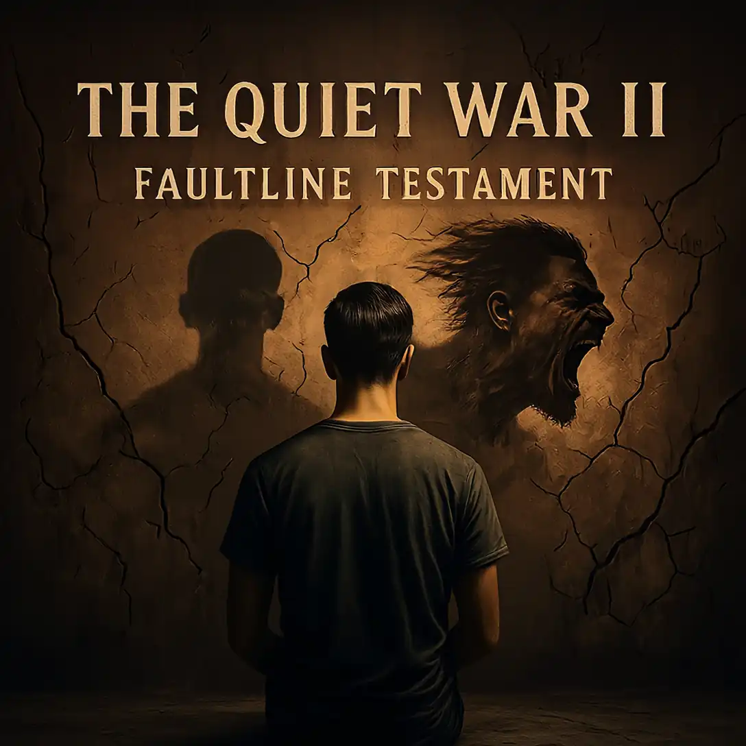 The Quiet War II Faultline Testament album cover